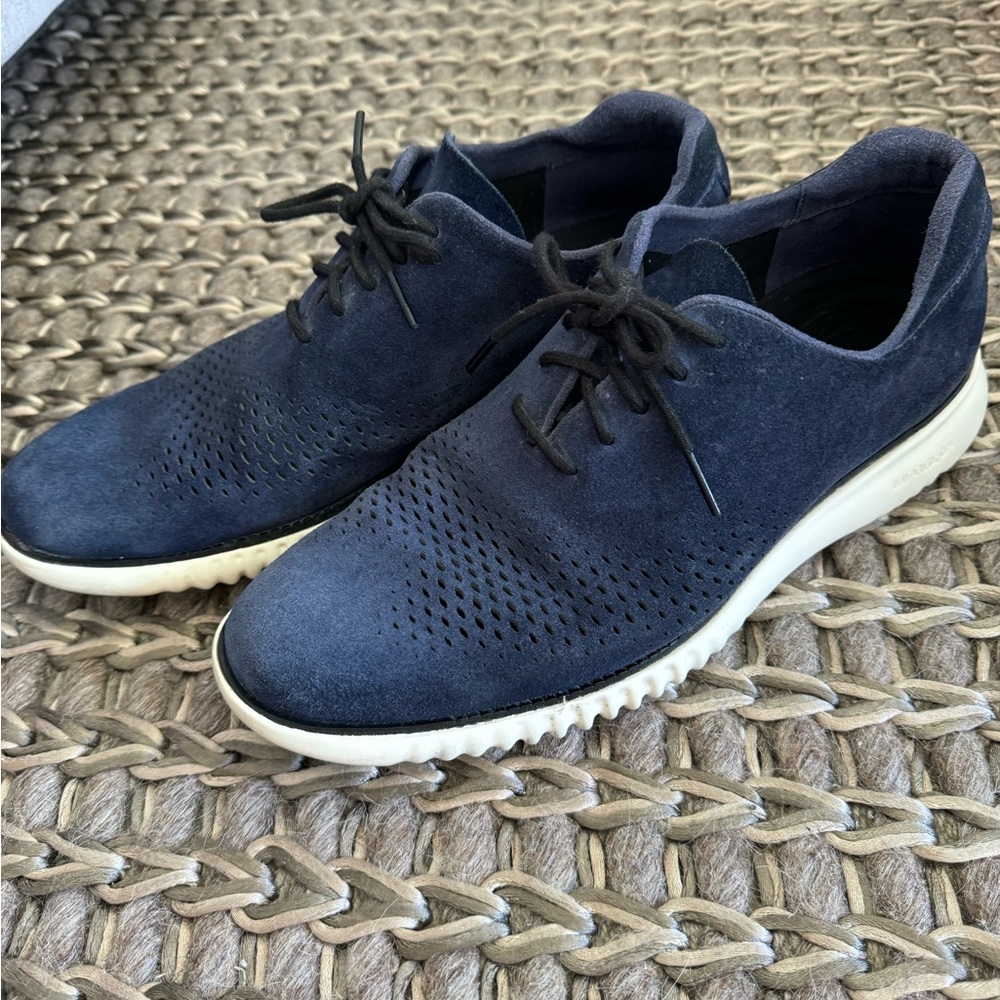 Cole Haan Men’s 2 Zero Grand Sneaker Navy Blue Size